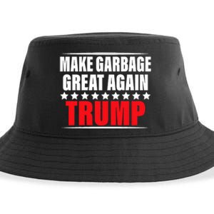 Funny Pro Trump Make Garbage Great Again Sustainable Bucket Hat