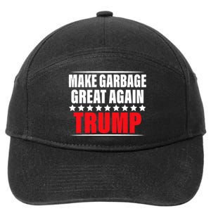 Funny Pro Trump Make Garbage Great Again 7-Panel Snapback Hat