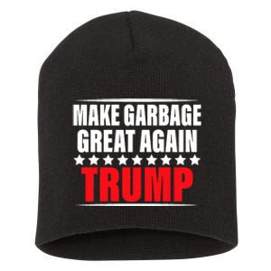 Funny Pro Trump Make Garbage Great Again Short Acrylic Beanie