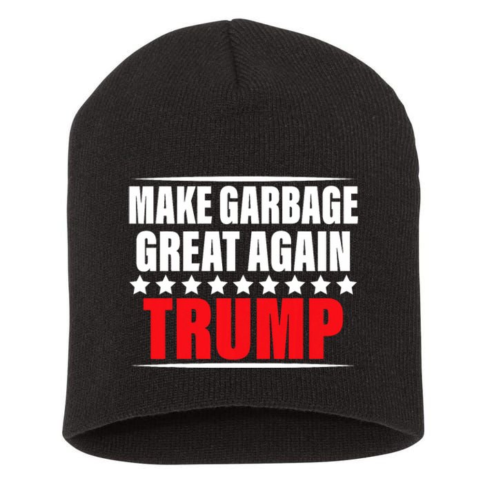 Funny Pro Trump Make Garbage Great Again Short Acrylic Beanie