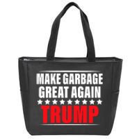 Funny Pro Trump Make Garbage Great Again Zip Tote Bag