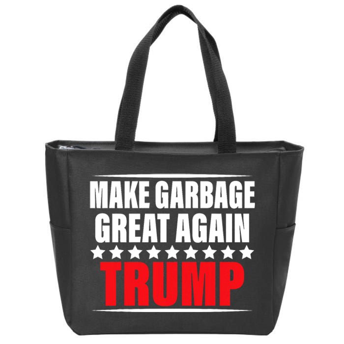 Funny Pro Trump Make Garbage Great Again Zip Tote Bag