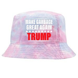 Funny Pro Trump Make Garbage Great Again Tie-Dyed Bucket Hat