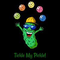 Fun Pickleball, Tickle My Pickle, Juggling Pickleballs 16oz Travel Tumbler