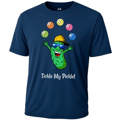 Fun Pickleball, Tickle My Pickle, Juggling Pickleballs Performance Shirt