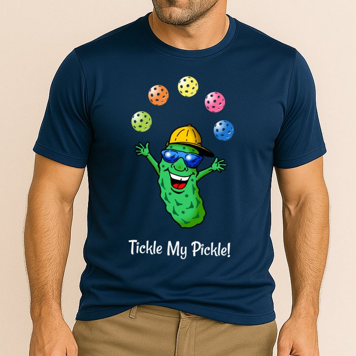 Fun Pickleball, Tickle My Pickle, Juggling Pickleballs Performance Shirt