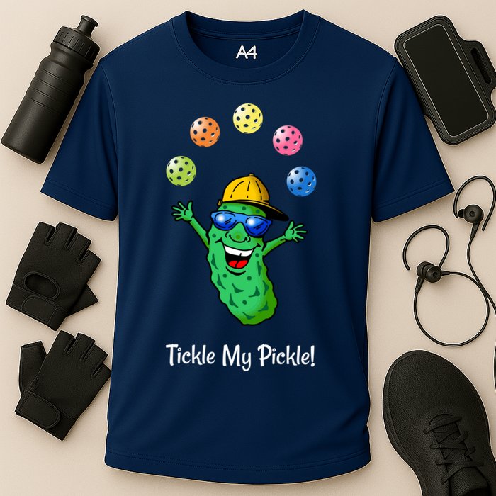 Fun Pickleball, Tickle My Pickle, Juggling Pickleballs Performance Shirt