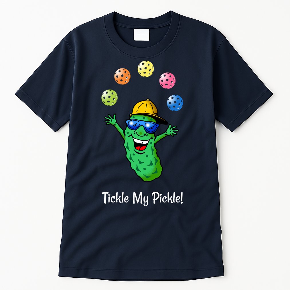 Fun Pickleball, Tickle My Pickle, Juggling Pickleballs Tall T-Shirt