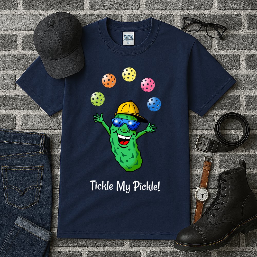 Fun Pickleball, Tickle My Pickle, Juggling Pickleballs Tall T-Shirt