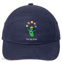 Fun Pickleball, Tickle My Pickle, Juggling Pickleballs 7-Panel Snapback Hat