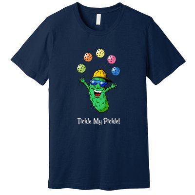 Fun Pickleball, Tickle My Pickle, Juggling Pickleballs Premium T-Shirt