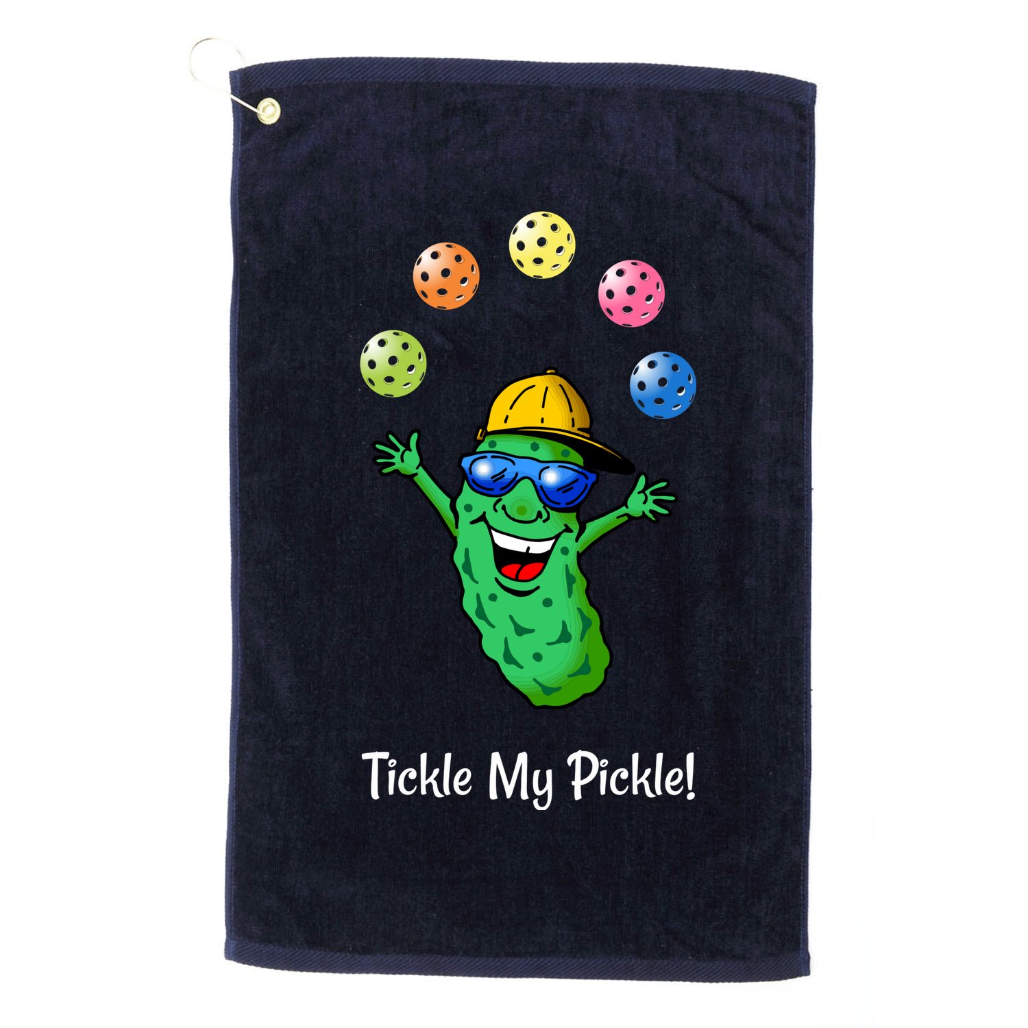Fun Pickleball, Tickle My Pickle, Juggling Pickleballs Golf Towel