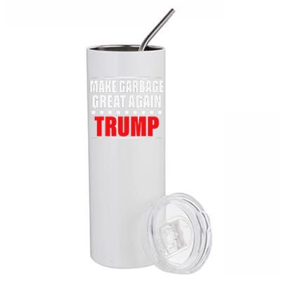 Funny Pro Trump Make Garbage Great Again Gift Stainless Steel Tumbler