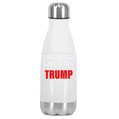 Funny Pro Trump Make Garbage Great Again Gift Stainless Steel Insulated Water Bottle