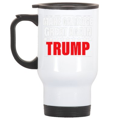 Funny Pro Trump Make Garbage Great Again Gift Stainless Steel Travel Mug