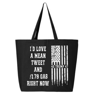 Funny Pro Trump Fathers Day Gas Prices Mean Tweets July 4th 25L Jumbo Tote