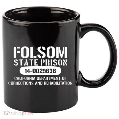 Folsom Prison TShirt Funny 11oz C Handle Ceramic Mug
