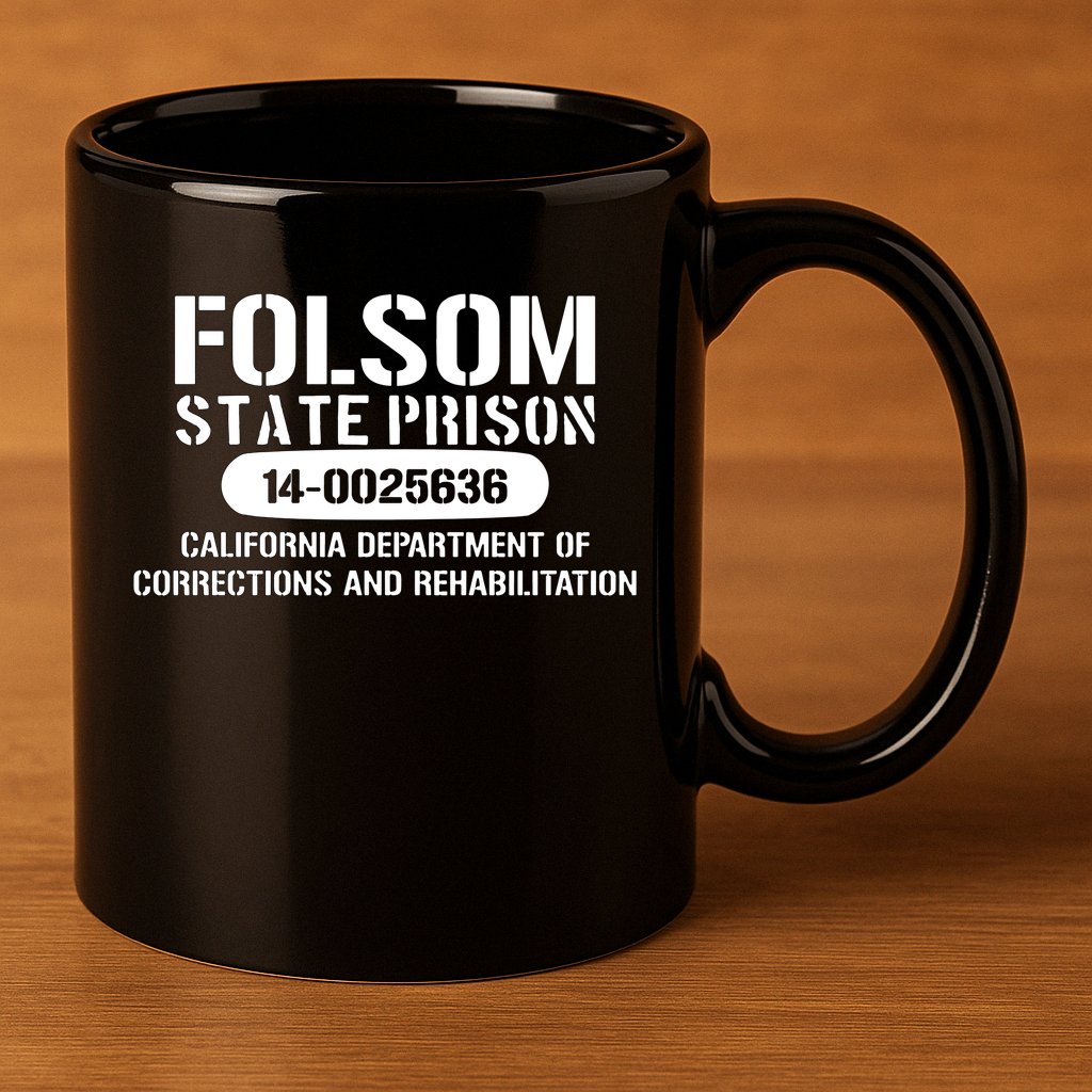 Folsom Prison TShirt Funny 11oz C Handle Ceramic Mug