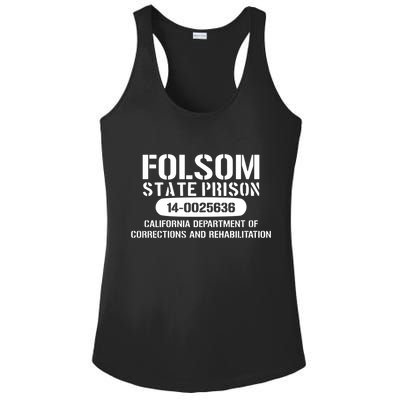 Folsom Prison TShirt Funny Ladies PosiCharge Competitor Racerback Tank