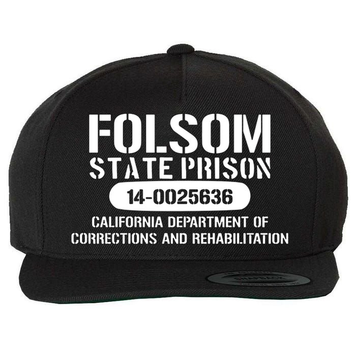 Folsom Prison TShirt Funny Wool Snapback Cap
