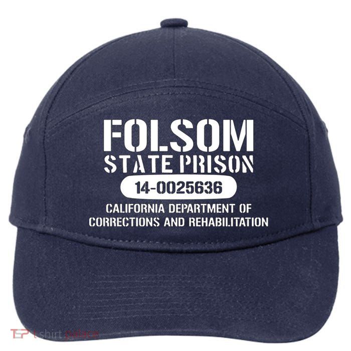Folsom Prison TShirt Funny 7-Panel Snapback Hat