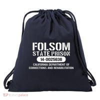 Folsom Prison TShirt Funny Drawstring Bag