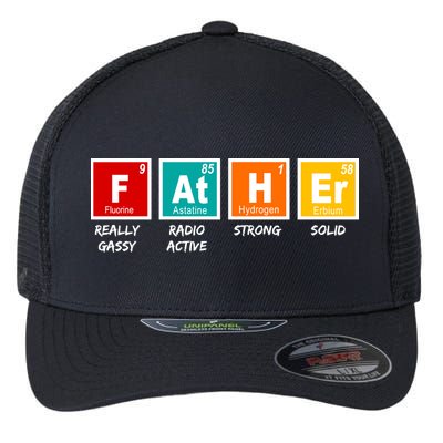 Father Periodic Table Flexfit Unipanel Trucker Cap