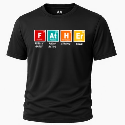 Father Periodic Table Performance Shirt