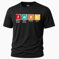 Father Periodic Table Cooling Performance Crew T-Shirt