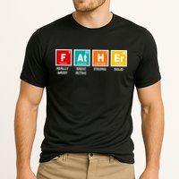 Father Periodic Table Cooling Performance Crew T-Shirt