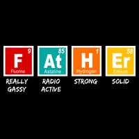 Father Periodic Table Cooling Performance Crew T-Shirt