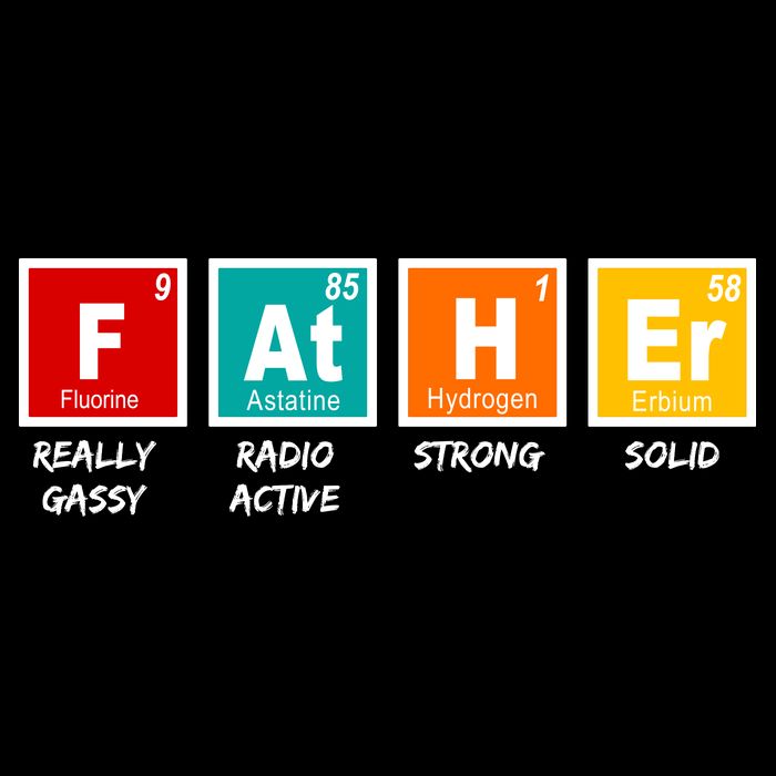 Father Periodic Table Cooling Performance Crew T-Shirt