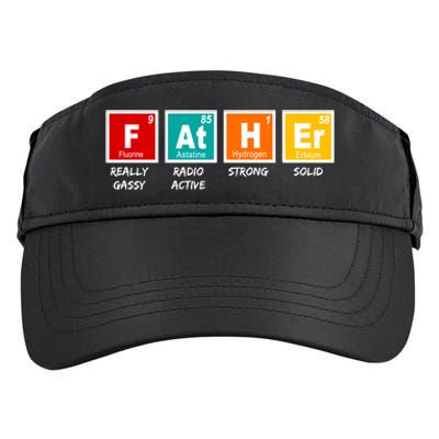 Father Periodic Table Adult Drive Performance Visor