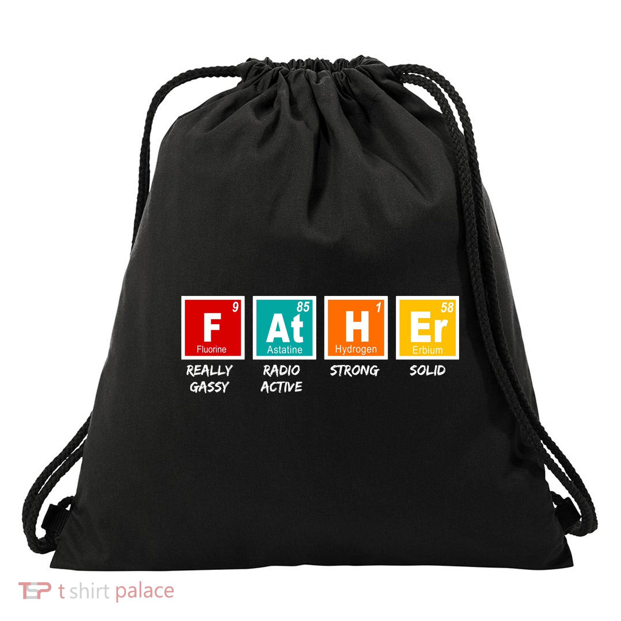 Father Periodic Table Drawstring Bag