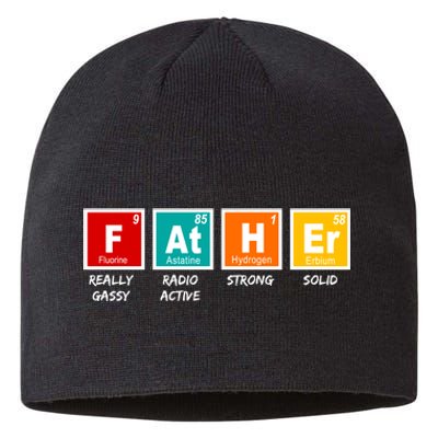 Father Periodic Table Sustainable Beanie