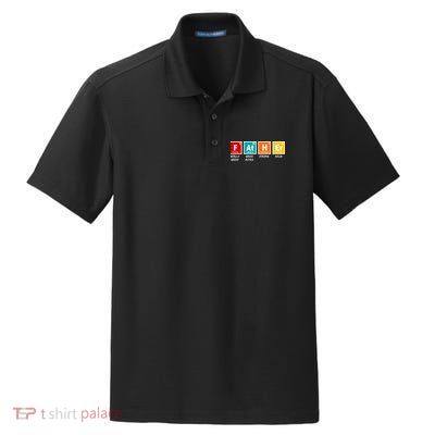 Father Periodic Table Dry Zone Grid Polo