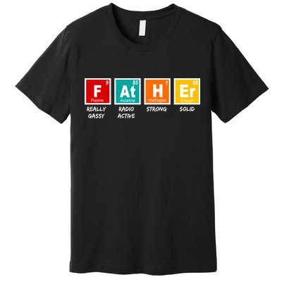 Father Periodic Table Premium T-Shirt