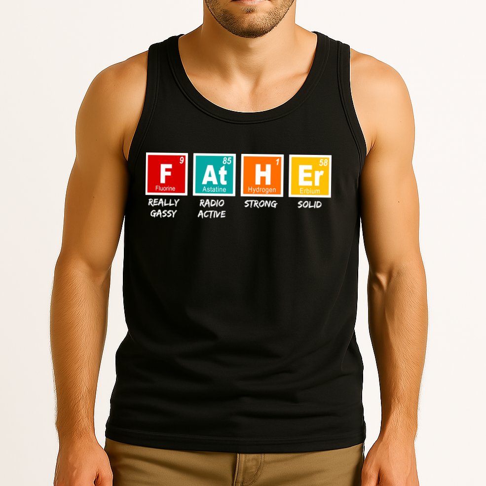 Father Periodic Table Tank Top