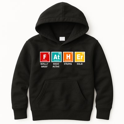 Father Periodic Table Kids Hoodie