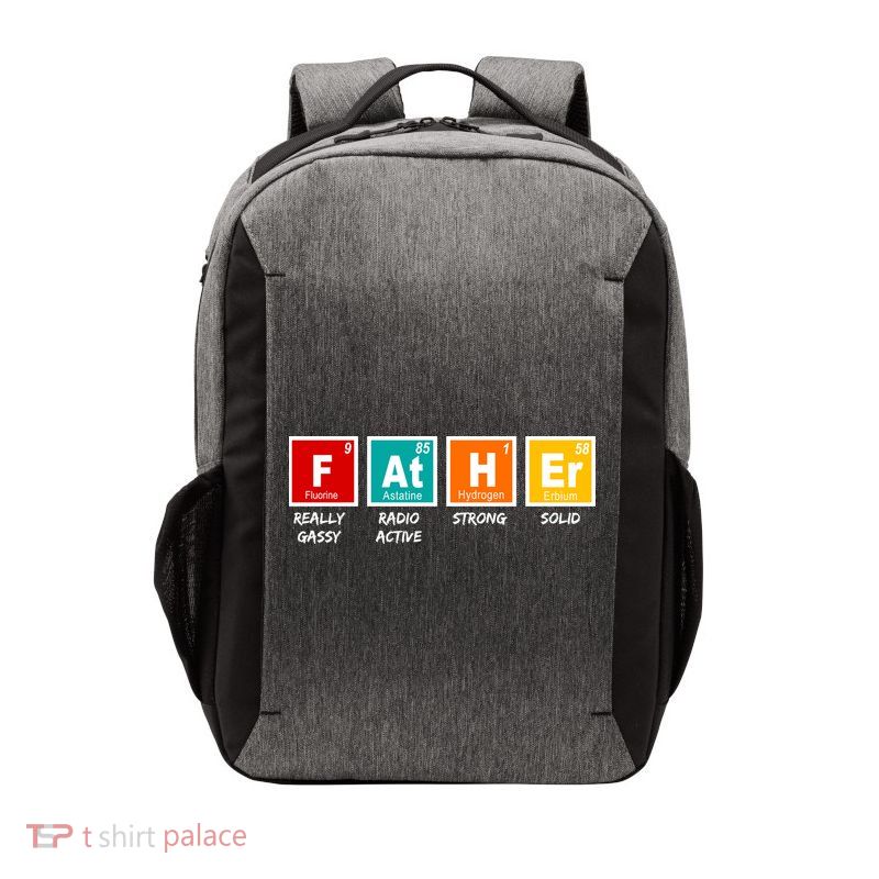 Father Periodic Table Vector Backpack