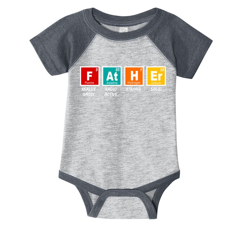 Father Periodic Table Infant Baby Jersey Bodysuit