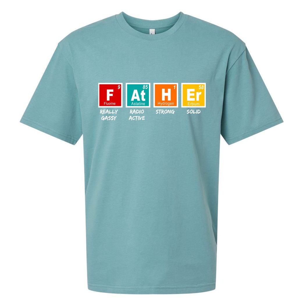 Father Periodic Table Sueded Cloud Jersey T-Shirt