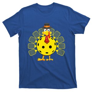 Funny Pickleball Thanksgiving Golf Ball Turkey Lover T-Shirt