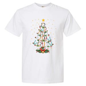 Funny Plumber Tools Xmas Tree Gift Ugly Plumber Christmas Gift Garment-Dyed Heavyweight T-Shirt