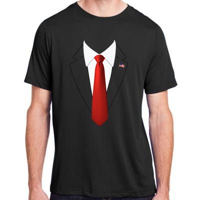 Funny President Trump Suit Lazy Halloween Costume Adult ChromaSoft Performance T-Shirt