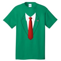 Funny President Trump Suit Lazy Halloween Costume Tall T-Shirt