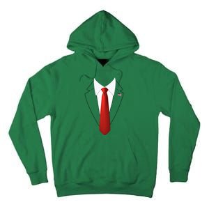 Funny President Trump Suit Lazy Halloween Costume Tall Hoodie