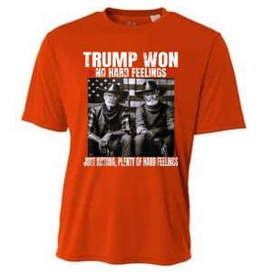 Funny Pro Trump President 47th Elected Win American Cowboy Cooling Performance Crew T-Shirt