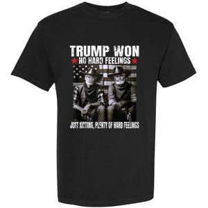 Funny Pro Trump President 47th Elected Win American Cowboy Garment-Dyed Heavyweight T-Shirt