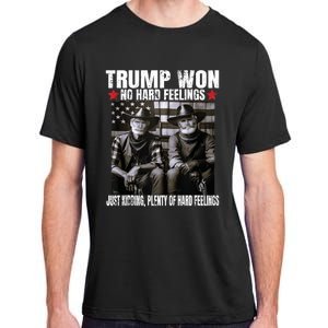 Funny Pro Trump President 47th Elected Win American Cowboy Adult ChromaSoft Performance T-Shirt